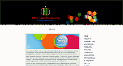 Desktop Screenshot of child-caremontessori.com